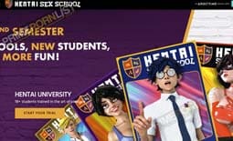 HentaiSexSchool site thumbnail
